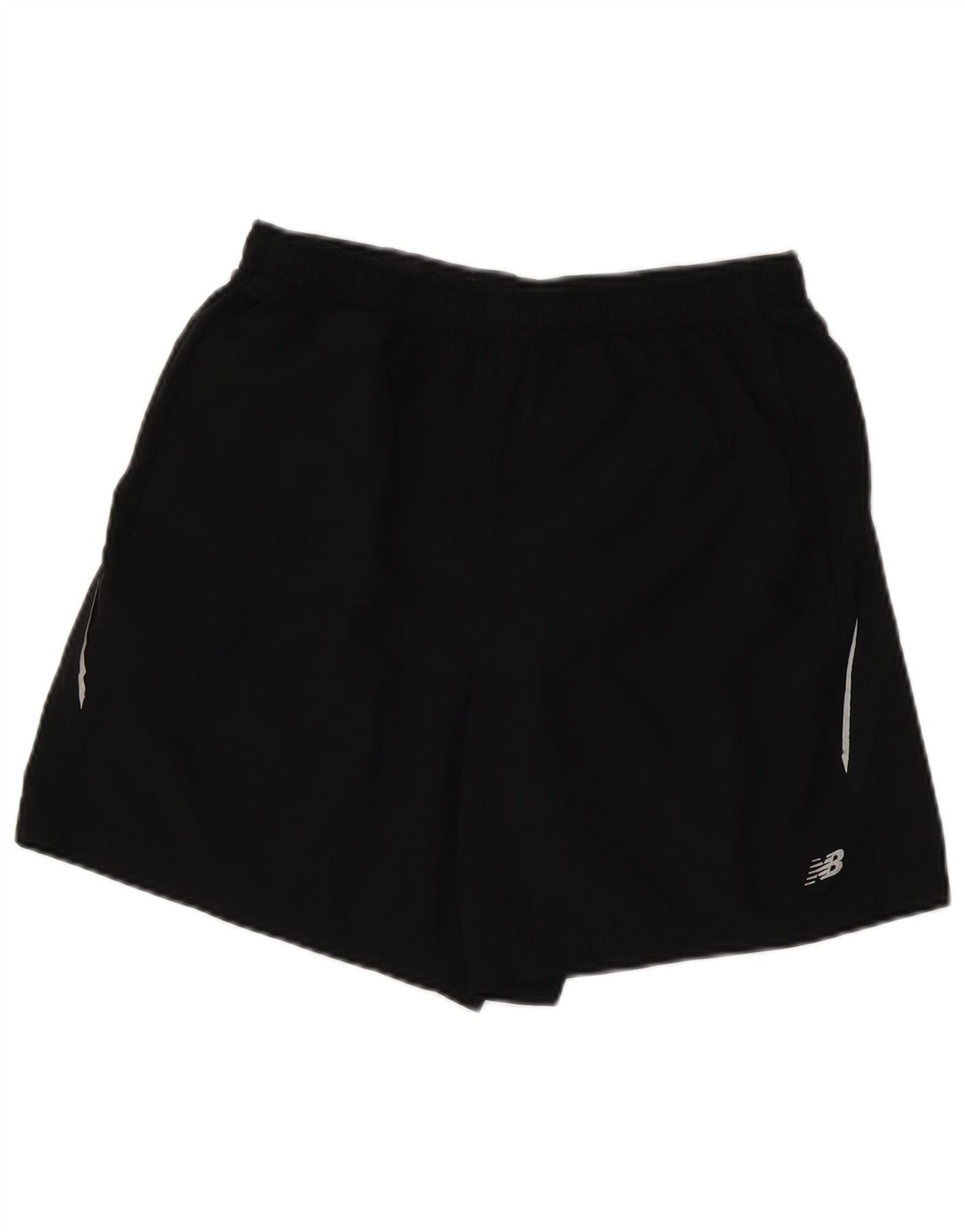 Shorts esportivos masculinos New Balance grandes pretos