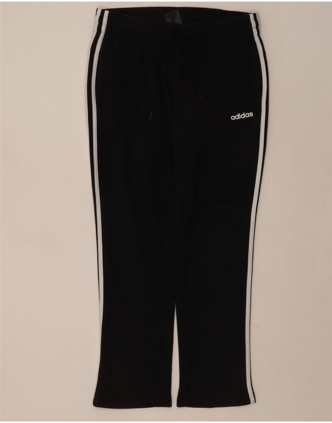 Calças de treino femininas Adidas UK 12/14 médio preto
