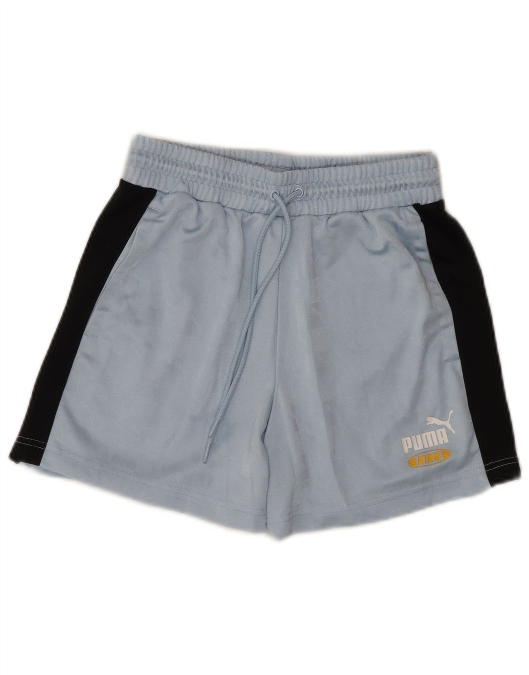 Shorts esportivos masculinos Puma UK 10 pequeno azul colorblock
