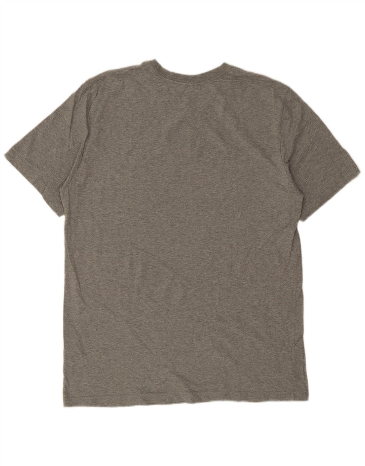 Camiseta gráfica masculina NIKE XL cinza algodão