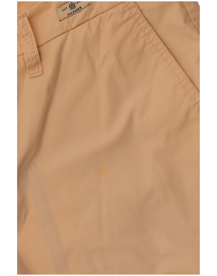 TOMMY HILFIGER Masculino Chino Shorts W32 Algodão Bege Médio