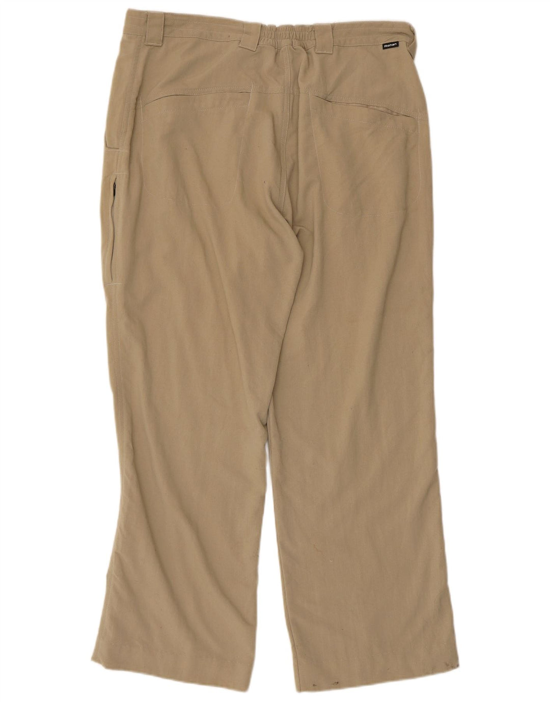 Calça cargo reta masculina ROHAN W36 L27 poliamida bege