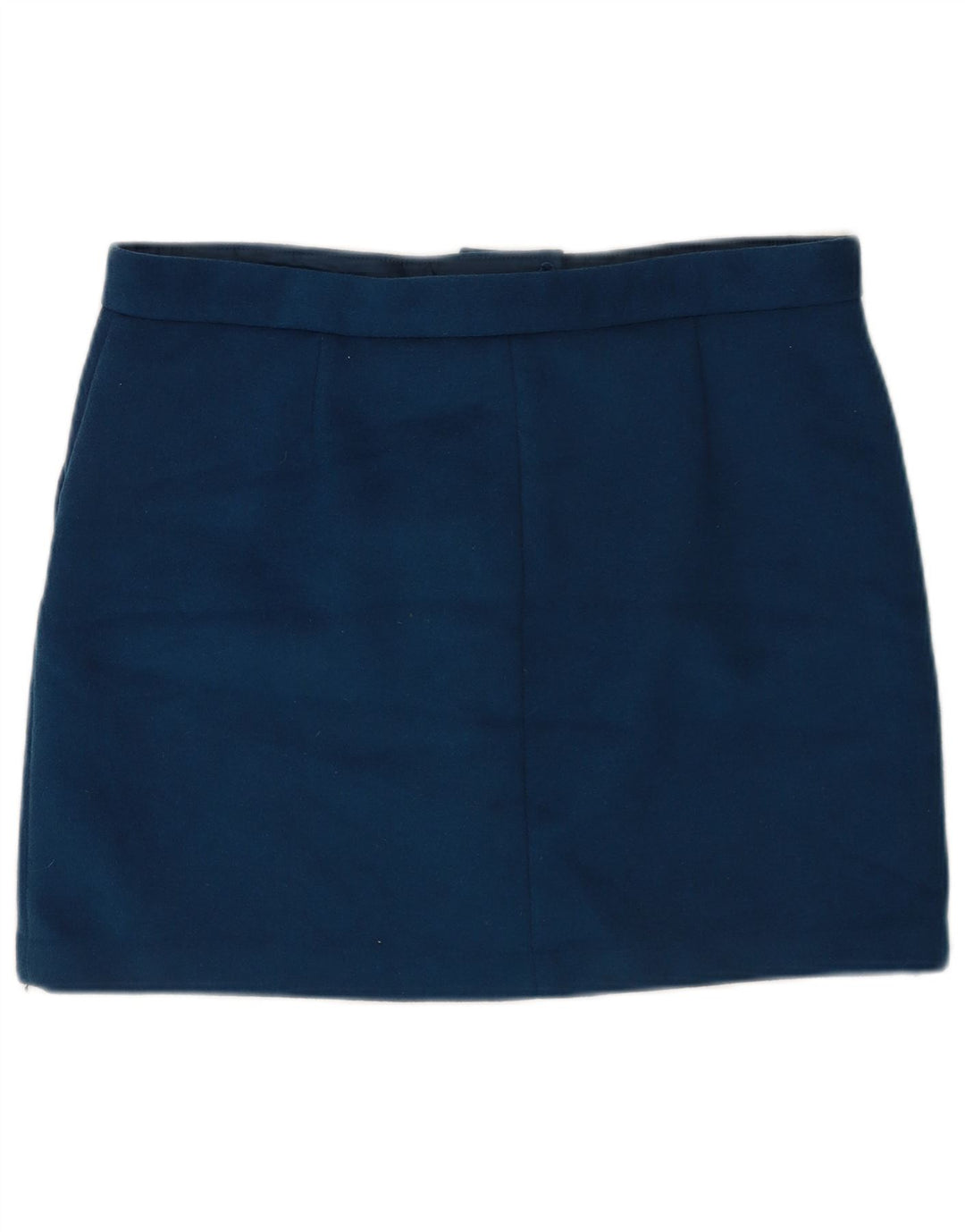 Minissaia feminina Marks & Spencer UK 18 XL W36 azul poliéster