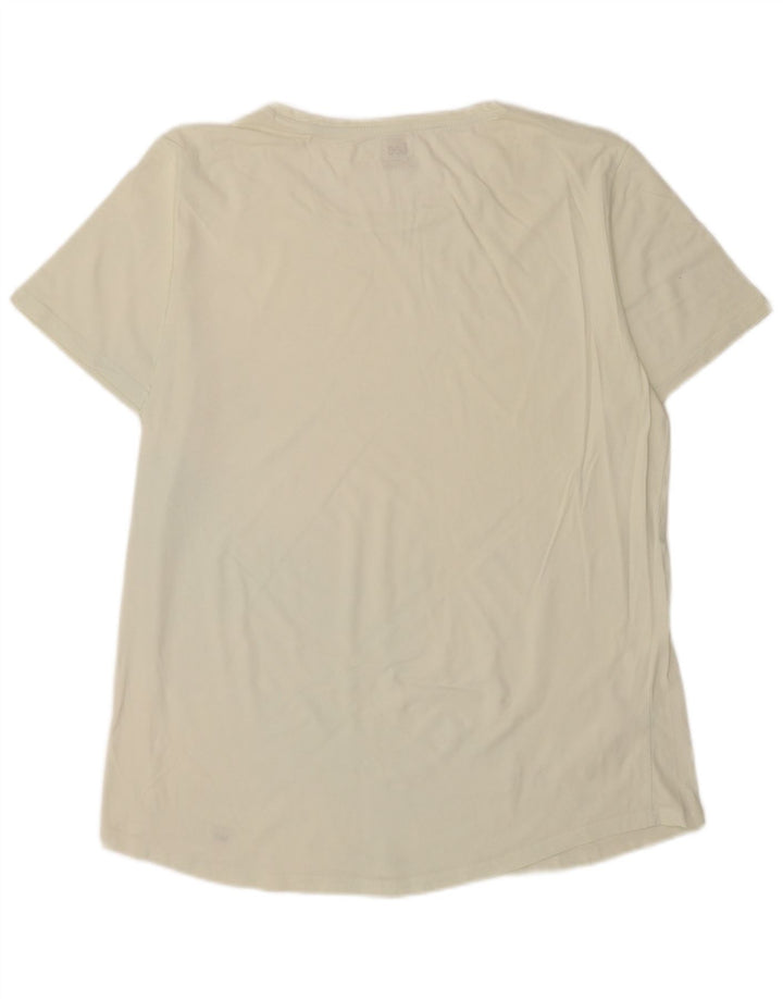 Lee Mens Long Regular Fit Camiseta Top 2XL Branco