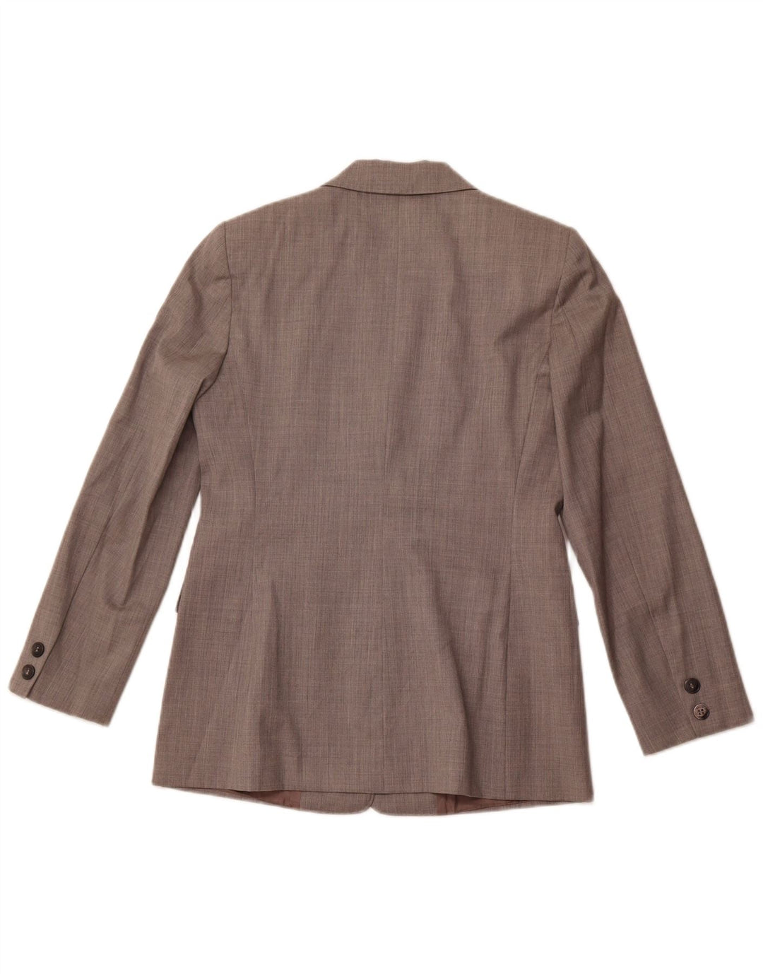 PIERRE CARDIN Jaqueta blazer feminina de 3 botões UE 42 risca de giz cinza médio