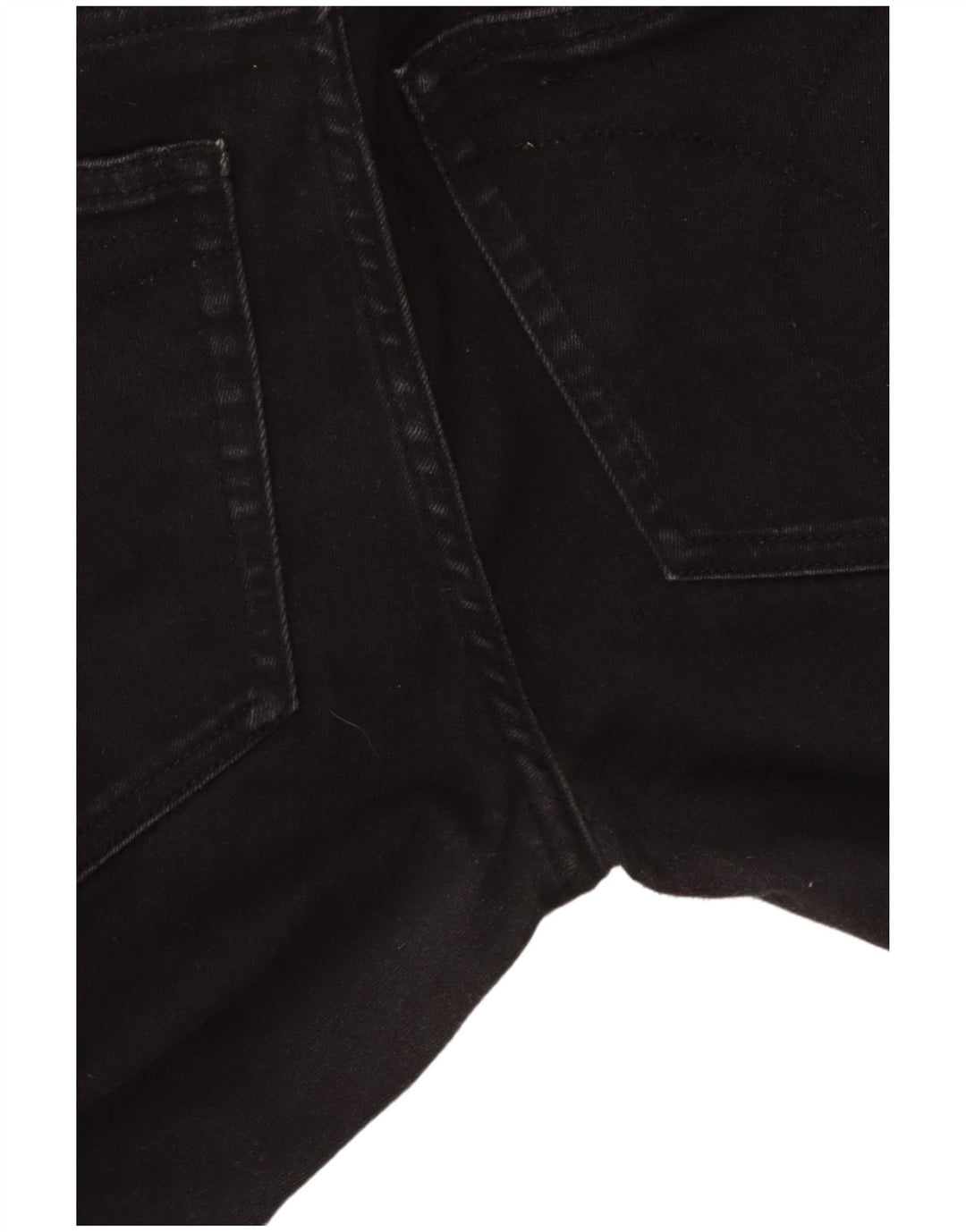 CALVIN KLEIN Meninos Jeans Skinny 13-14 Anos W26 L29 Algodão Preto