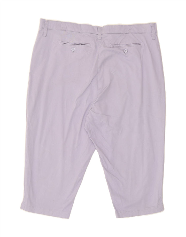LEE Womens Capri Trousers US 18 2XL W38 L18 Purple Cotton Vintage Lee and Second-Hand Lee from Messina Hembry 
