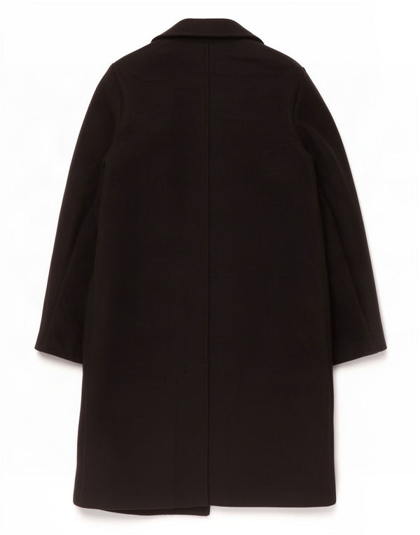 Sobretudo aberto feminino Zara UK 10 pequeno poliéster preto