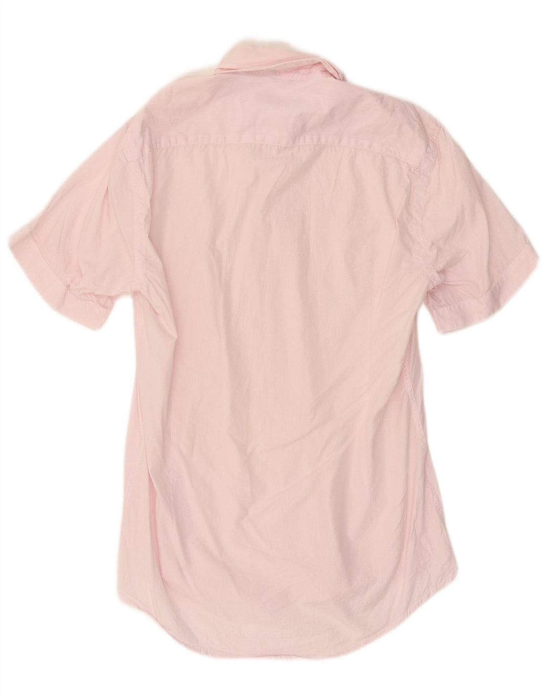 Camisa masculina Daniele Alessandrini tamanho 39 15 1/2 risca de giz rosa médio