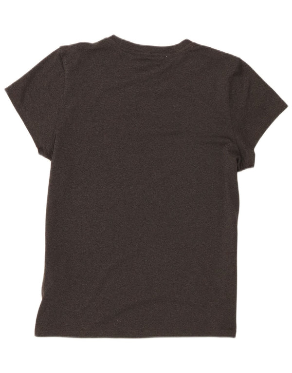 Camiseta feminina The North Face UK 14 grande poliéster cinza