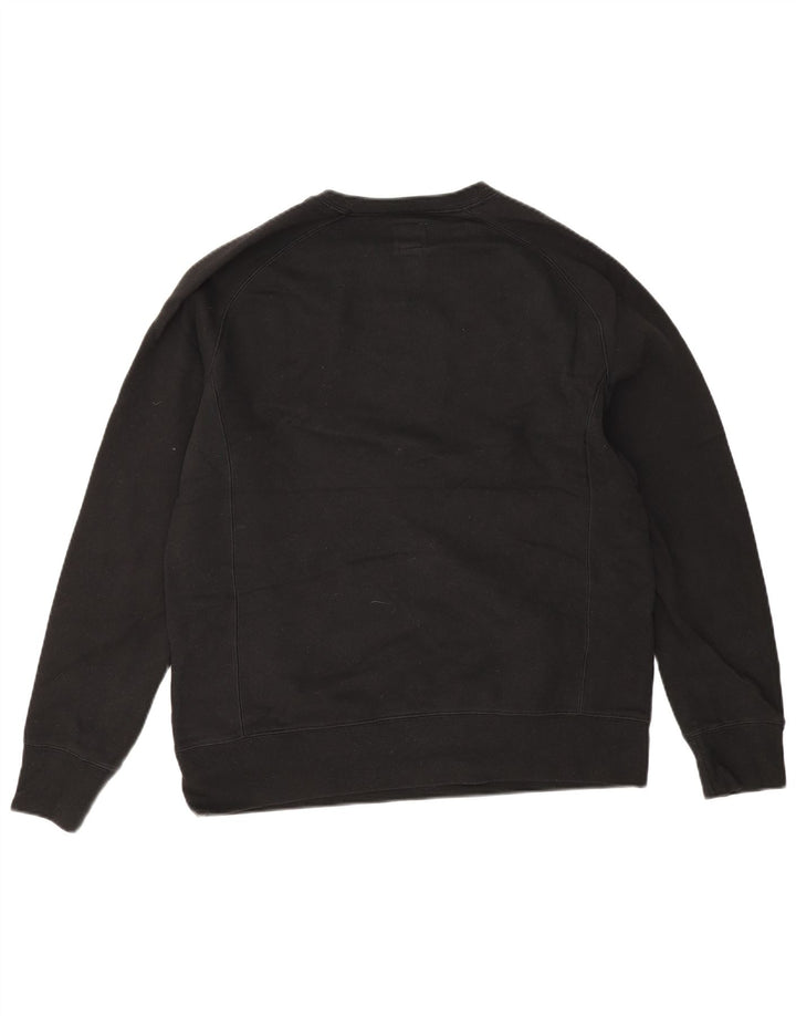 Champion masculino gráfico moletom jumper médio algodão preto