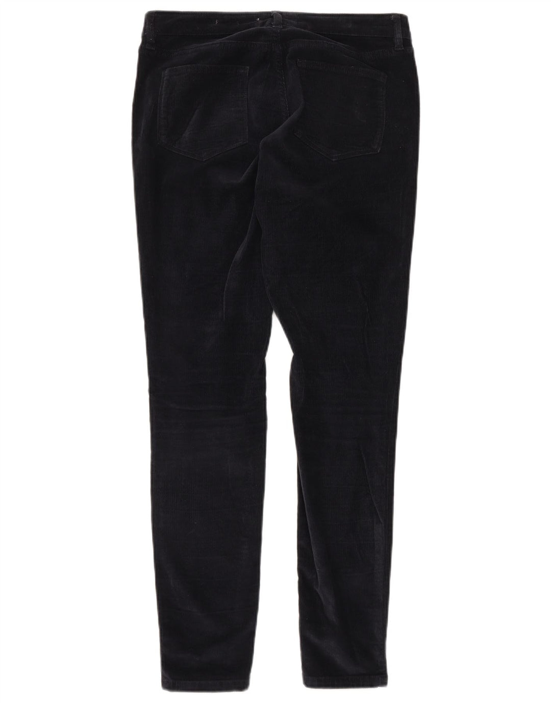 Calça feminina de veludo cotelê FAT FACE UK 10 pequena W32 L30 azul marinho