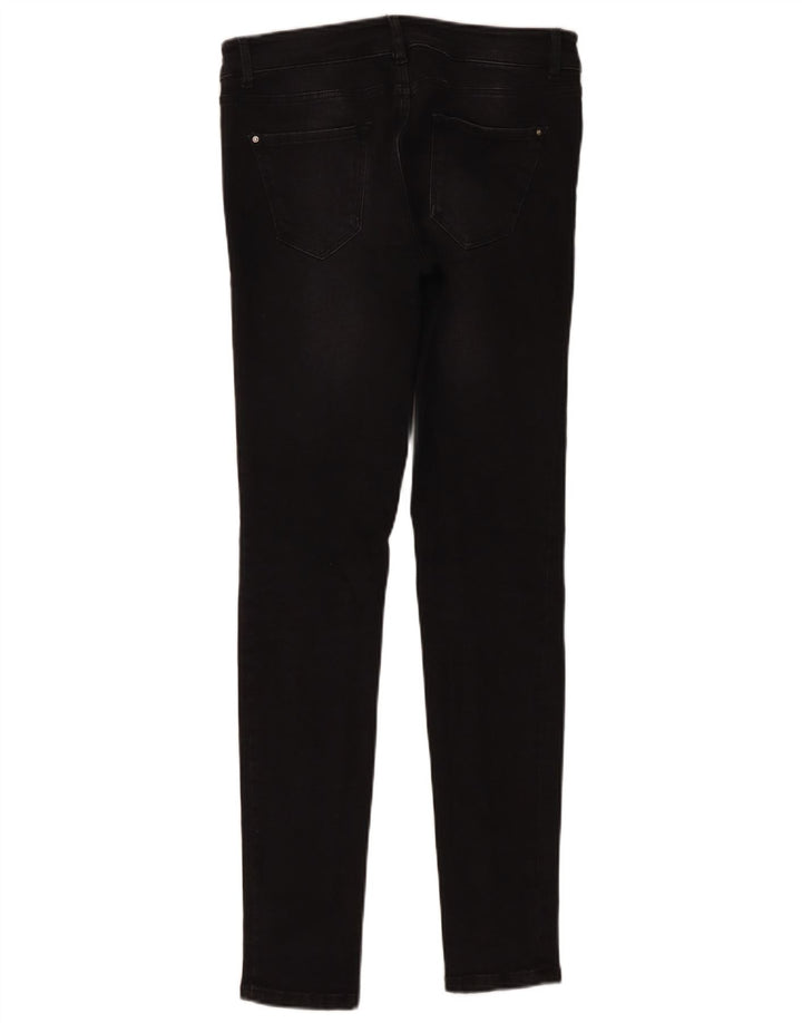 Jeans skinny feminino Massimo Dutti EU 38 pequeno W28 L30 preto