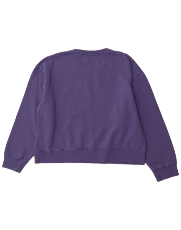 CHAMPION moletom feminino jumper UK 20 2XL algodão roxo