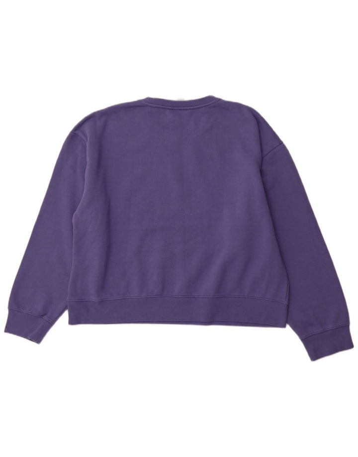 CHAMPION moletom feminino jumper UK 20 2XL algodão roxo