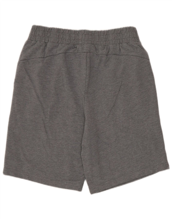 Shorts esportivos masculinos Puma médio cinza algodão