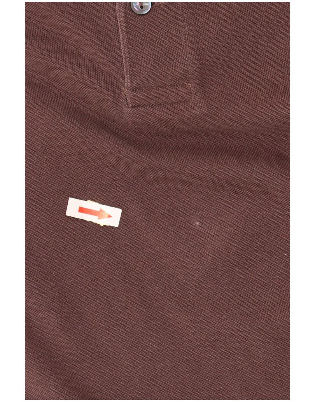 Camisa polo masculina KAPPA de algodão marrom médio