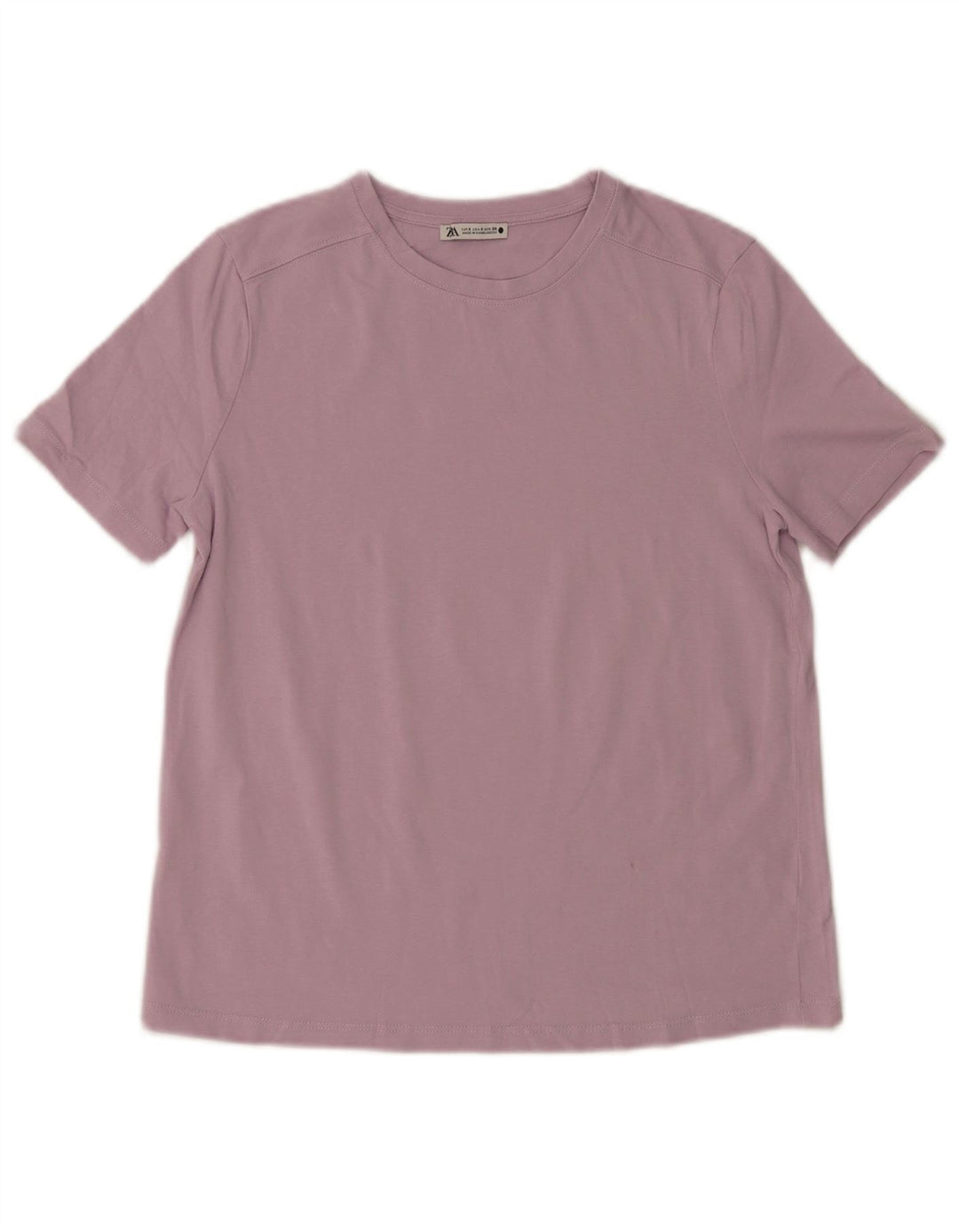 Camiseta feminina Zara Top UK 10 pequena roxa