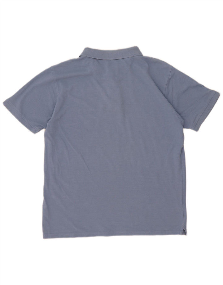 Camisa polo masculina James Pringle de algodão azul médio