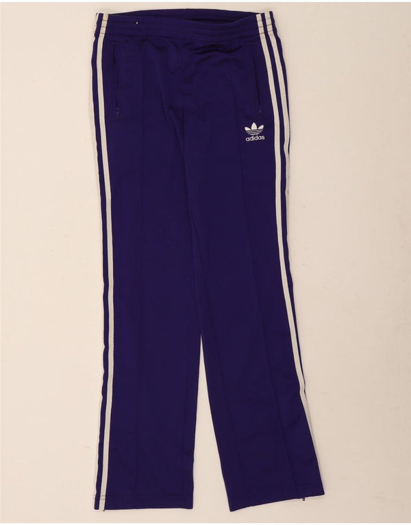 Calça de treino feminina Adidas EU 34 XS roxo poliéster