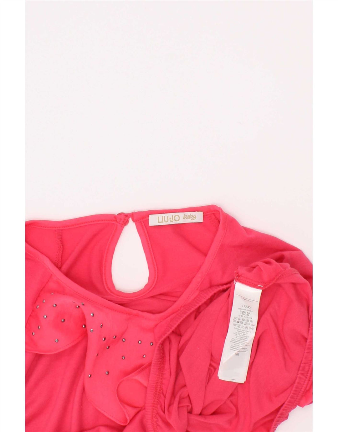 Blusa feminina Liu Jo 4-5 anos poliéster rosa
