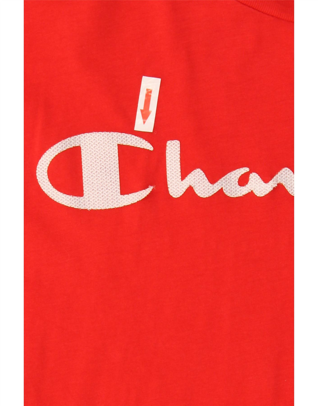 Camiseta gráfica masculina CHAMPION Top médio vermelho