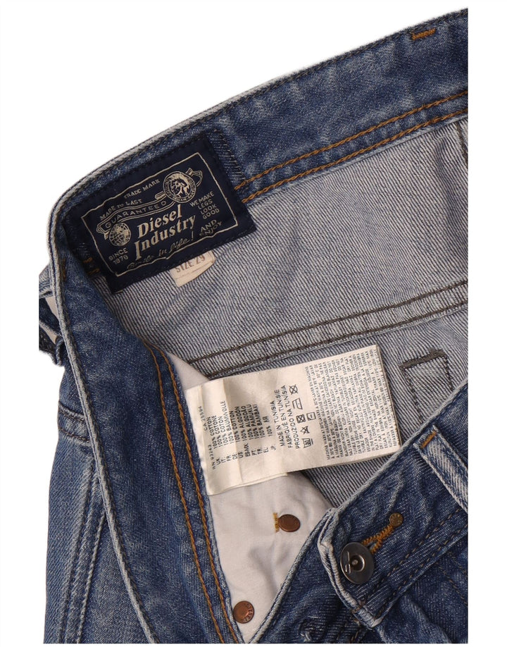 Shorts jeans masculino diesel W29 algodão azul médio