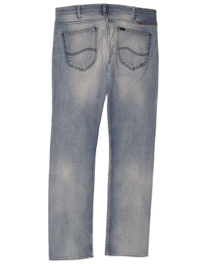 Lee Mens Powell Slim Jeans W34 L34 Azul Algodão
