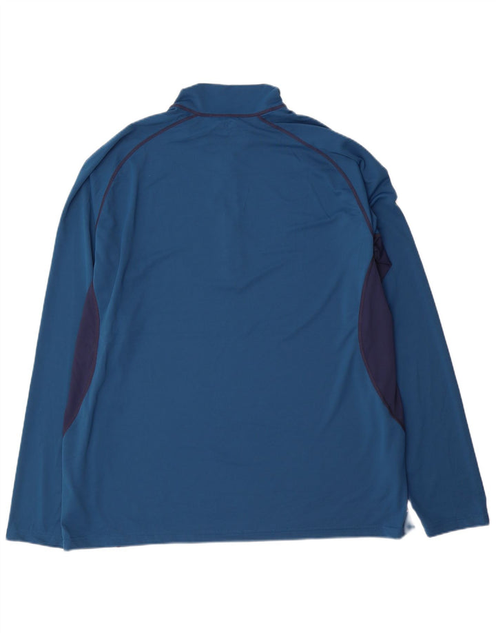 Berghaus pulôver masculino com zíper e gola em moletom 2XL azul colorblock