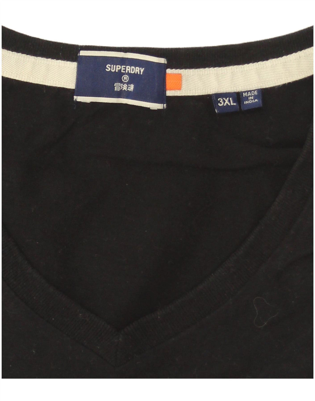 Camiseta masculina Superdry Top 3XL preta