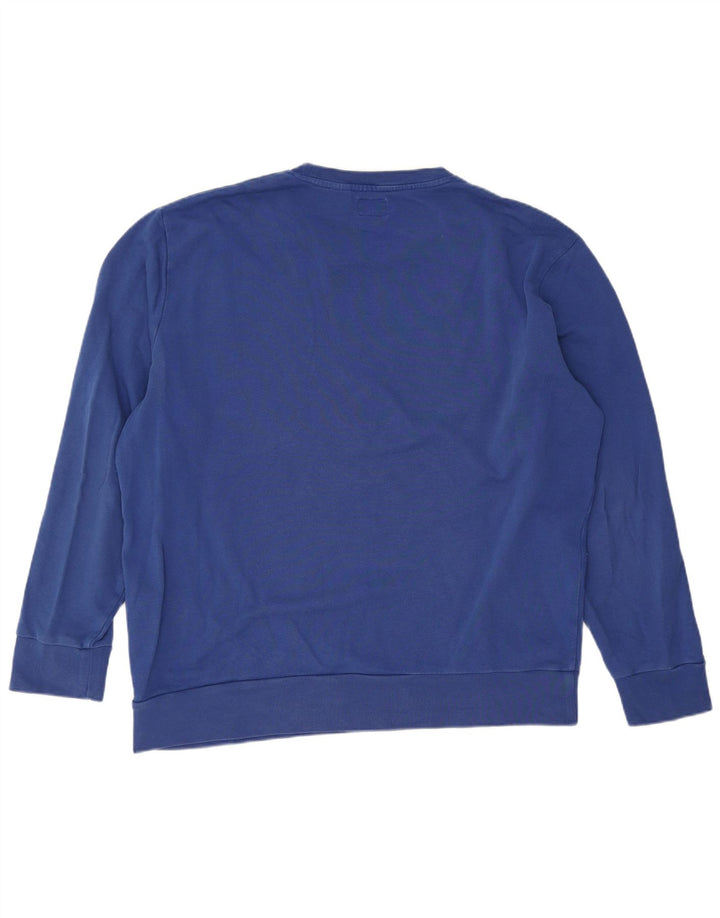 Moletom gráfico masculino Levi's Jumper XL azul algodão