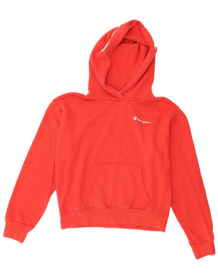 Jumper com capuz feminino Champion UK 14 médio vermelho