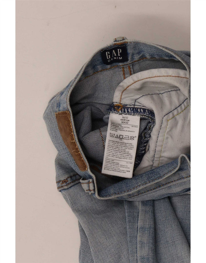 Jeans retos masculinos Gap W30 L32 algodão azul