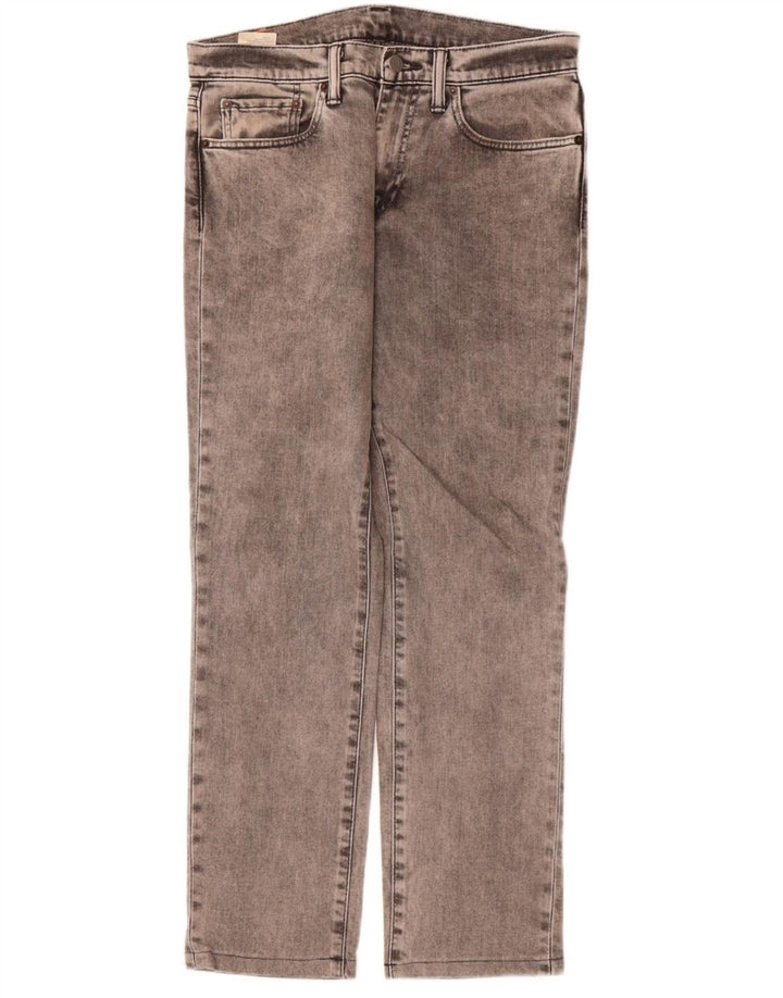 LEVI'S Masculino 511 Slim Jeans W31 L28 Algodão Cinza