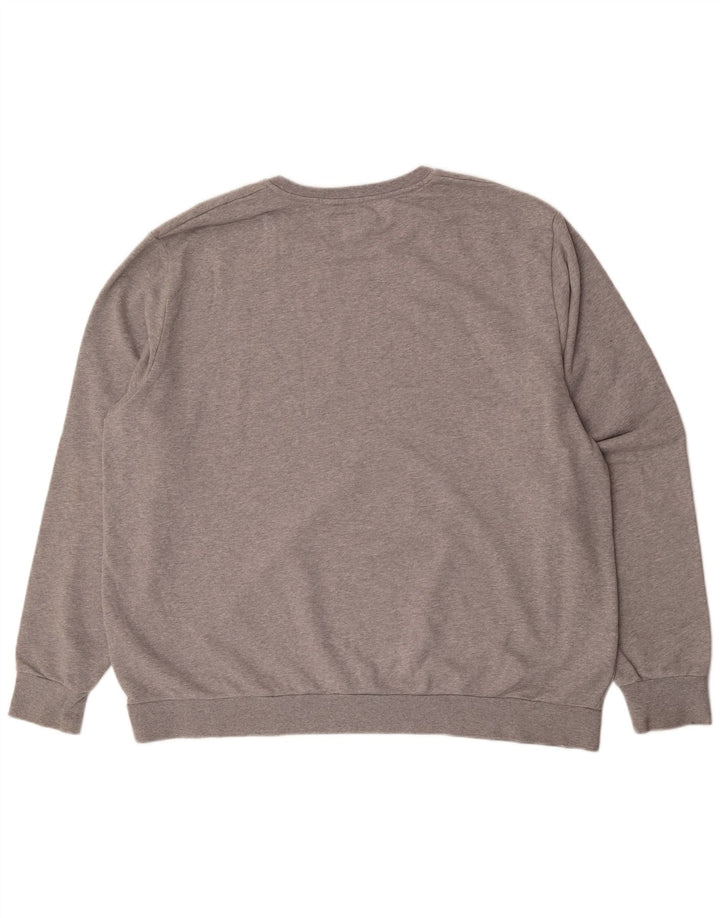 Hackett masculino clássico ajuste moletom gráfico jumper 3XL algodão cinza