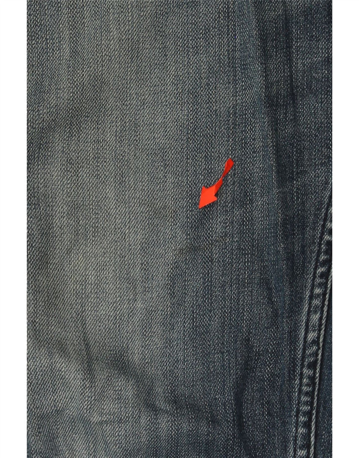 CALVIN KLEIN Calça jeans masculina desgastada W32 L34 algodão azul