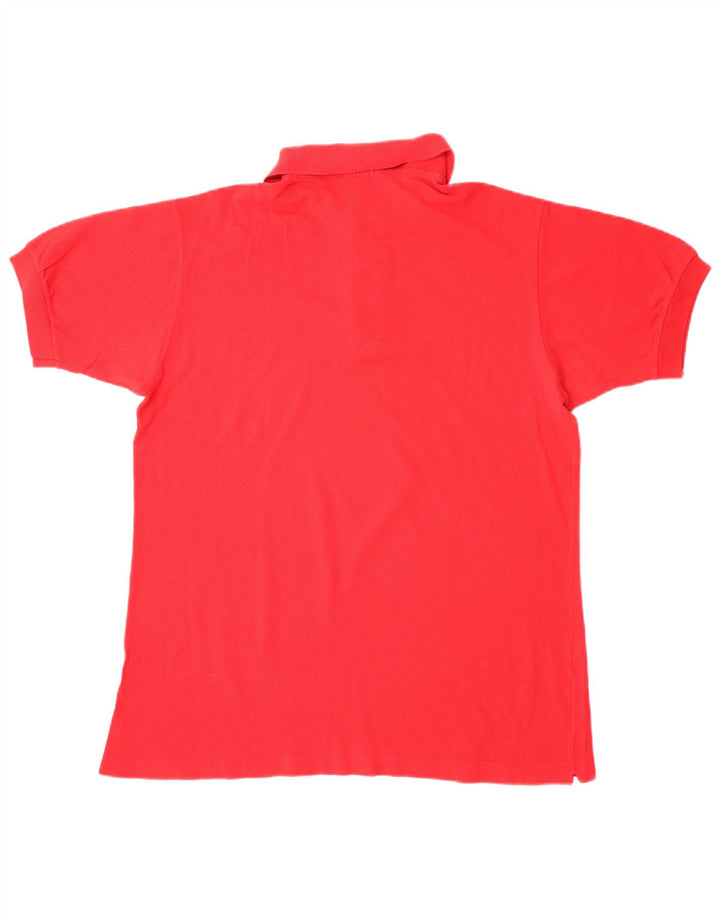 Camisa polo masculina LACOSTE tamanho 6 XL algodão vermelho