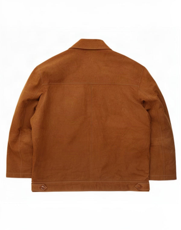 Jaqueta de camurça masculina Montes UK 42 XL marrom