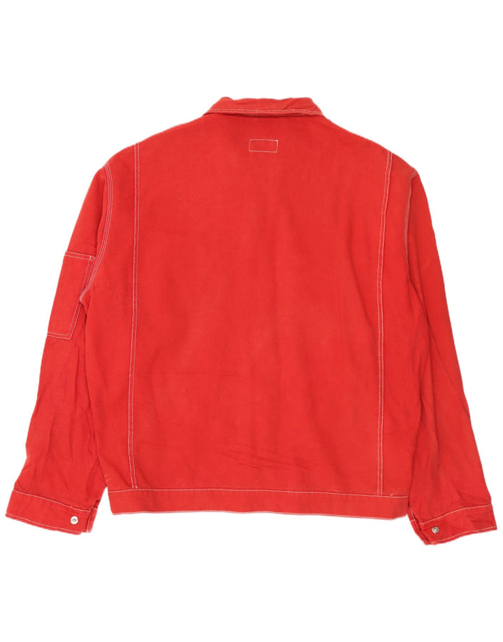 Jaqueta utilitária masculina Durango UK 40 grande algodão vermelho