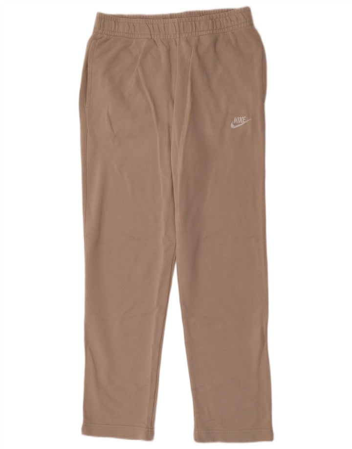 Calça de treino masculina Nike médio bege algodão