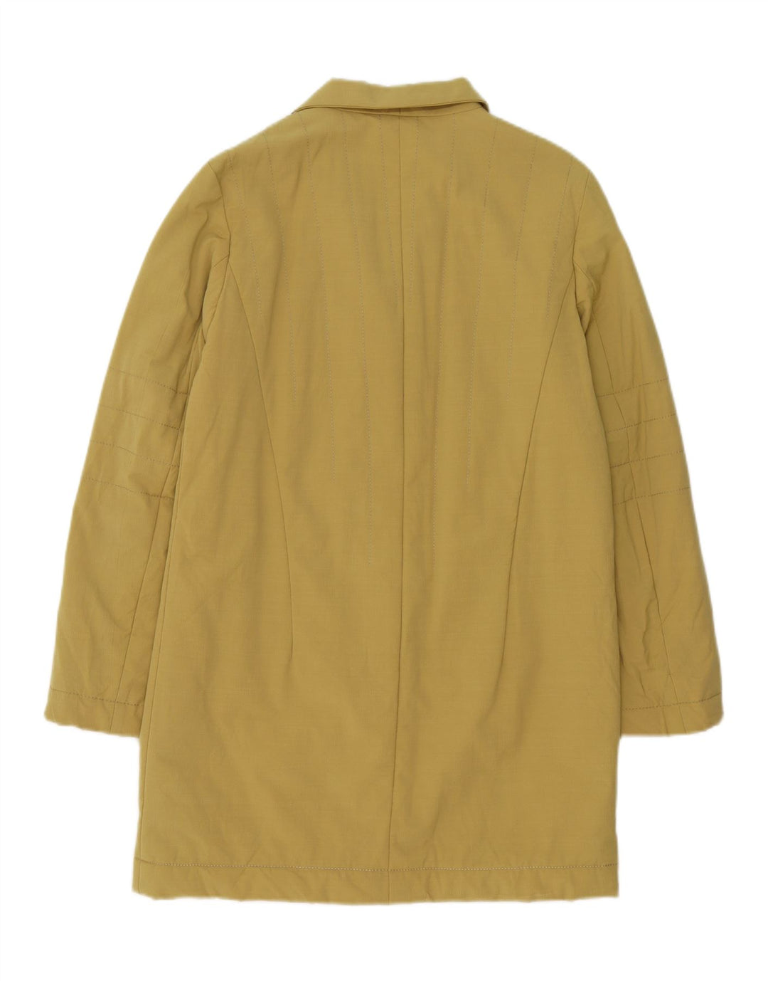 LUCIANO BARBERA Womens Overcoat IT 42 Medium Yellow Vintage Luciano Barbera and Second-Hand Luciano Barbera from Messina Hembry 