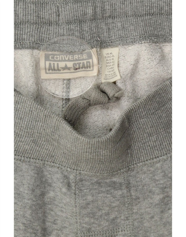 Calça de treino masculina Converse Joggers XL cinza algodão