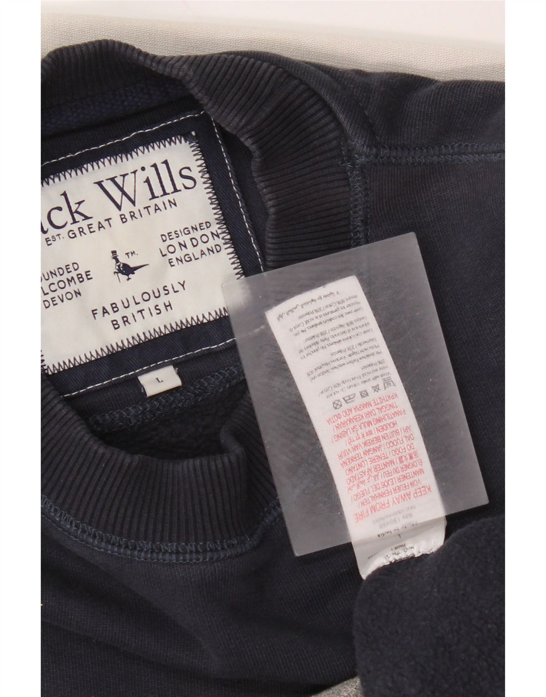 Jack Wills masculino Salcombe moletom grande bloco colorido multicolorido