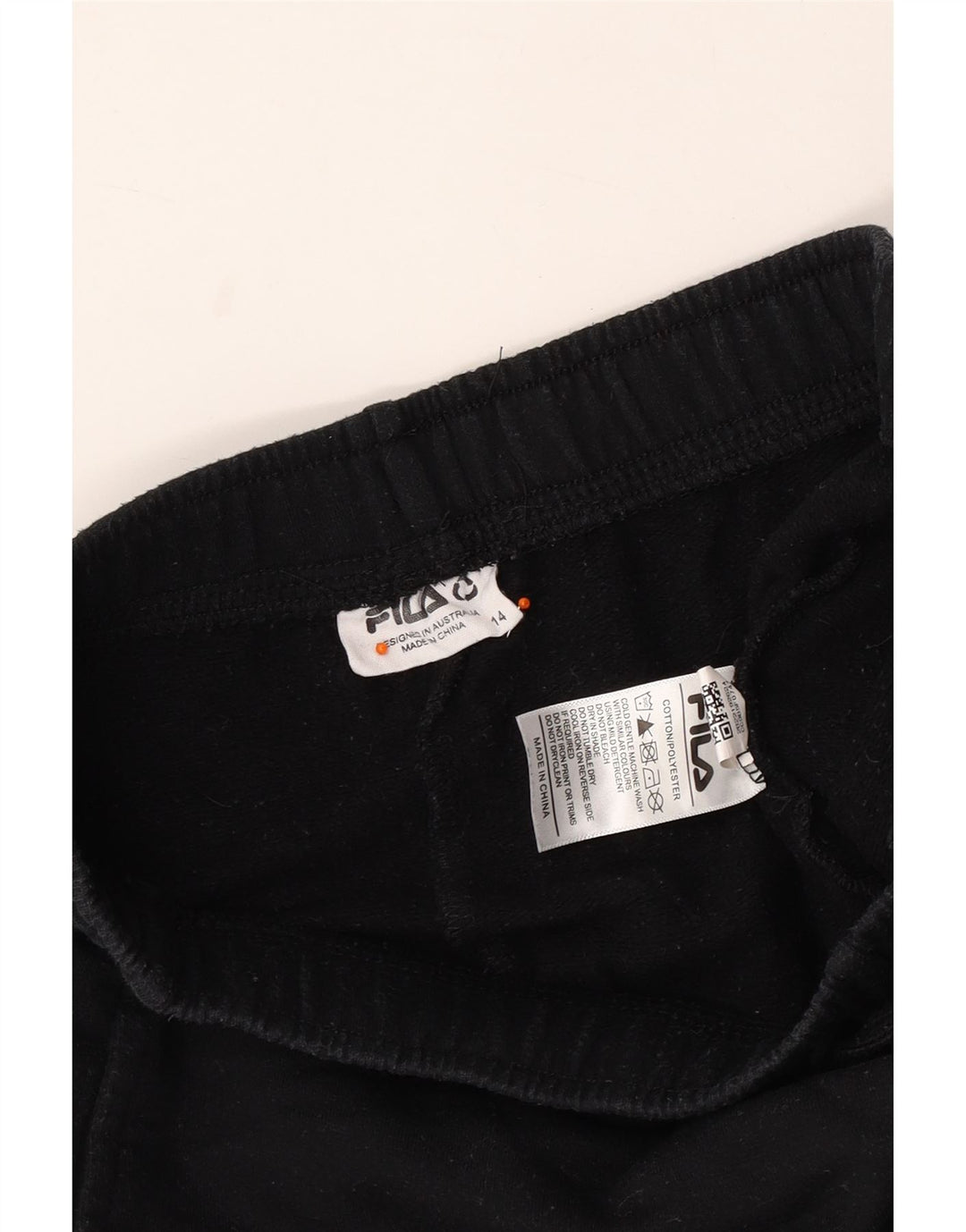 Calças de treino FILA Girls Graphic Cargo Joggers 13-14 anos Preto