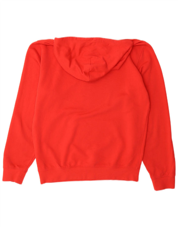 Jumper com capuz gráfico masculino Champion médio algodão vermelho