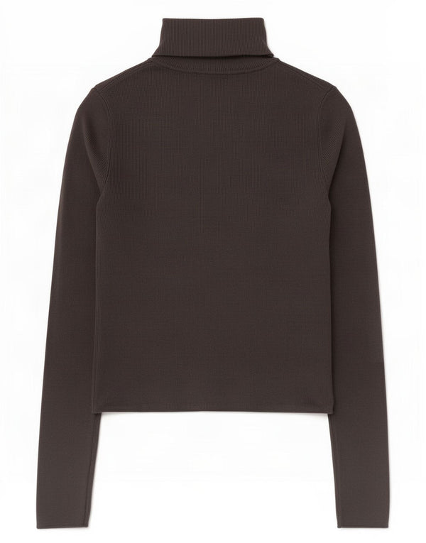Zara Suéter feminino cropped com gola redonda Reino Unido 12 viscose cinza médio