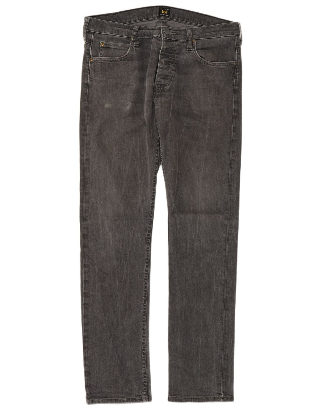 Lee Mens Powell Slim Jeans W33 L34 Cinza Algodão