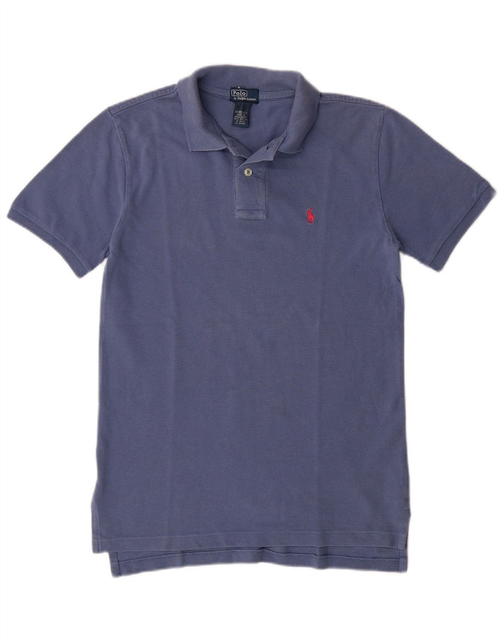 Camisa polo masculina POLO RALPH LAUREN 10-11 anos médio azul marinho algodão