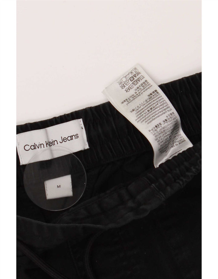 Calça jogger feminina Calvin Klein Cargo médio W30 L28 algodão preto