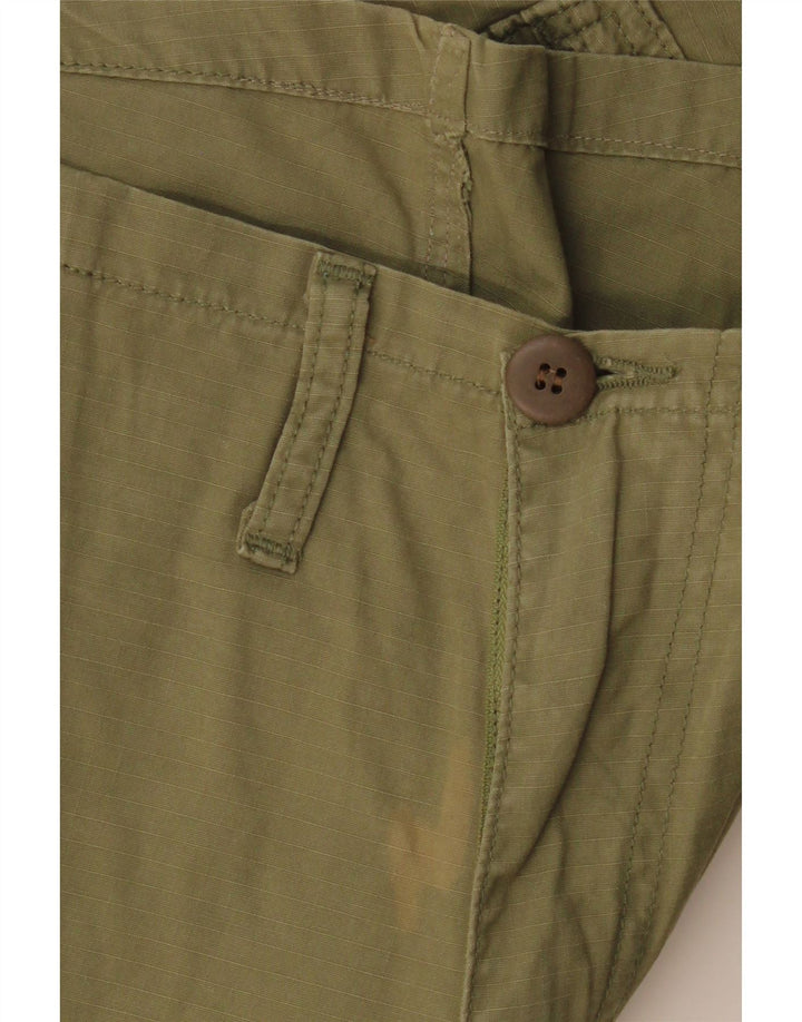 Calça cargo masculina G-Star Capri XL W40 L22 algodão cáqui